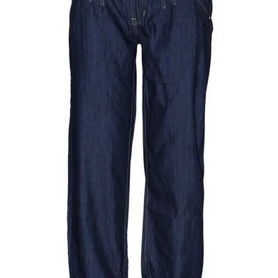 Pantalon bouffant en jean et tunique légère avec foulard