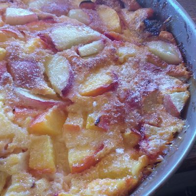 Clafoutis aux nectarines