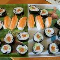 Mes premiers makis et suhi!