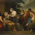 ﻿Louis Lagrenée (1724-1805), L’Amitié consolant la Vieillesse de la perte de la beauté et du départ des plaisirs, 1786