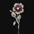 Ruby and diamond brooch, Van Cleef & Arpels, 1952