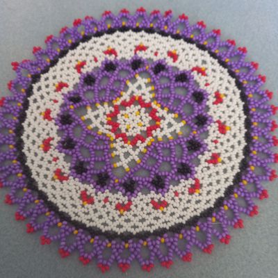 Création N°1 : Napperon Céline en tissage danois