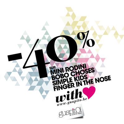 C'est parti pour les SOLDES !!!!!! www.guapito.be