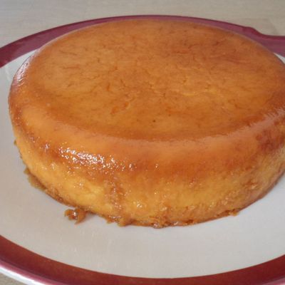 Gâteau de semoule au caramel