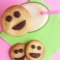 Biscuits souriants ✿ à la vanille et au cacao