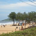 Calangute Beach pres de notre hotel le Silla Goa 
