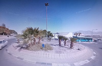 Rond-point à Eilat (Israël)