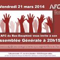 Invitation à notre Assemblée Générale