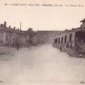 Le 272e RI quitte le front de Tahure. Fin octobre 1915.