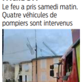 Incendie d'habitation