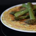 Omelette aux asperges 