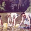 Maman, Annick et Mémé dans le Tarn en 1962...