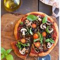 La pizza, c'est bon pour la ligne... si si ! Enfin, du moins celle là.
