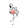 A Conch Pearl, Diamond and Onyx ‘Flamingo’ Brooch, By Michael Youssoufian