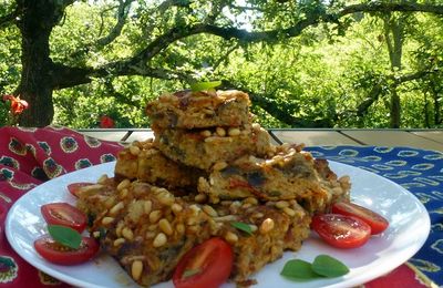 Quichettes apéro au reste de ratatouille 