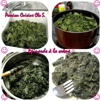 Épinards à la crème 