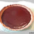 TARTE AU CHOCOLAT DE FREDERIC ANTON, CREME ANGLAISE AU CAFE