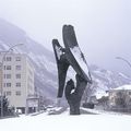 Rond-point à Martigny (Suisse)