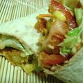 Wrap poulet-crudité - 5pts/pers