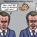 Macron et son poisson d'Avril