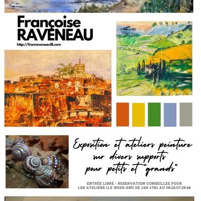 Exposition à la Chapelle templière de Francheville 18220 Brécy