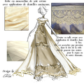 design for a wedding dress