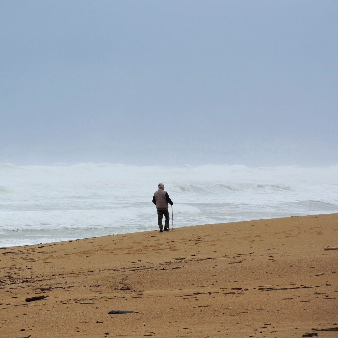 Tarnos, plage de la Digue, solitude, janvier 2025, insta (40)
