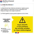 Vigilance jaune neige et verglas du 2 décembre 