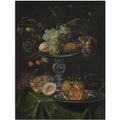 Jacob Marrel (Frankenthal 1613/14 - 1681 Frankfurt-Am-Main), A still life with grapes, pomegranates and peaches in a silver dish