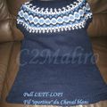 Pull islandais "Lett-Lopi" bleu marine