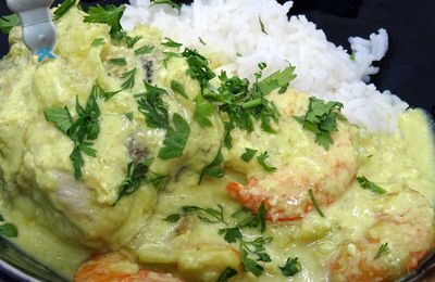 Curry de lotte à la vietnamienne