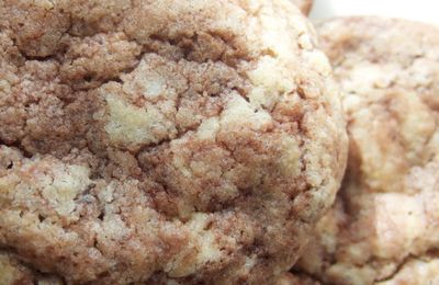 Tendres biscuits marbrés pâte à cookies-nutella