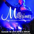 Concert "Millésimes" - 18 avril 2015