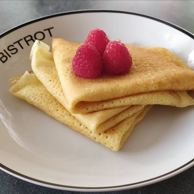 Crêpes sans gluten et sans lactose 