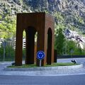 Rond-point à Andorre (Andorre)