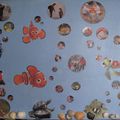 visite de l'aquarium de malo Toile 65 x 50 Fond