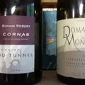 Cornas : Domaine du Tunnel 2009 et Terrasses du Larzac : Montcalmès 2011