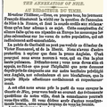 7 février 1860, l'appel à l'aide de la "Gazette de Nice" dans "The Times"