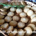 Sablés au parmesan et au romarin