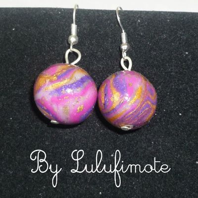 Boucles d'oreilles "Vague de rêve"