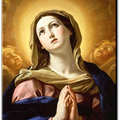 La Vierge représente la virginité (la pureté)