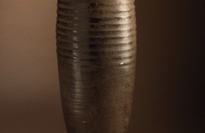 Prunus Vase (Meiping) with Horizontal Ribs, Liao dynasty (906-1125)