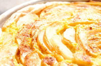 Tarte pommes poires aux épices