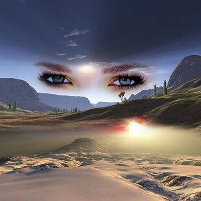 Les yeux de l'amour.