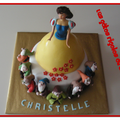 Gâteau "Blanche neige et les 7 nains"