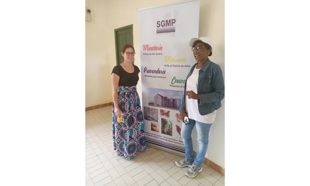  réunion avec Mme Julia de la SGPM filiale de Saris Nkayi