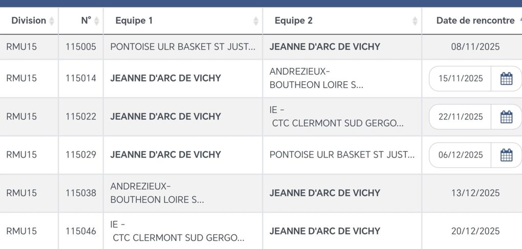 Calendriers AuRA jeunes