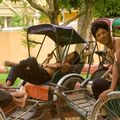 Un jour, une photo - Phnom Penh, Transport - Pousse Pousse