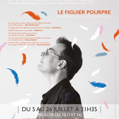 L'Homme Héron en découverte musicale au Festival Off d'Avignon du 05 au 26 juillet 2025