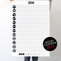 Un calendrier 2014 pour collectionner les humeurs (à imprimer - gratuit)